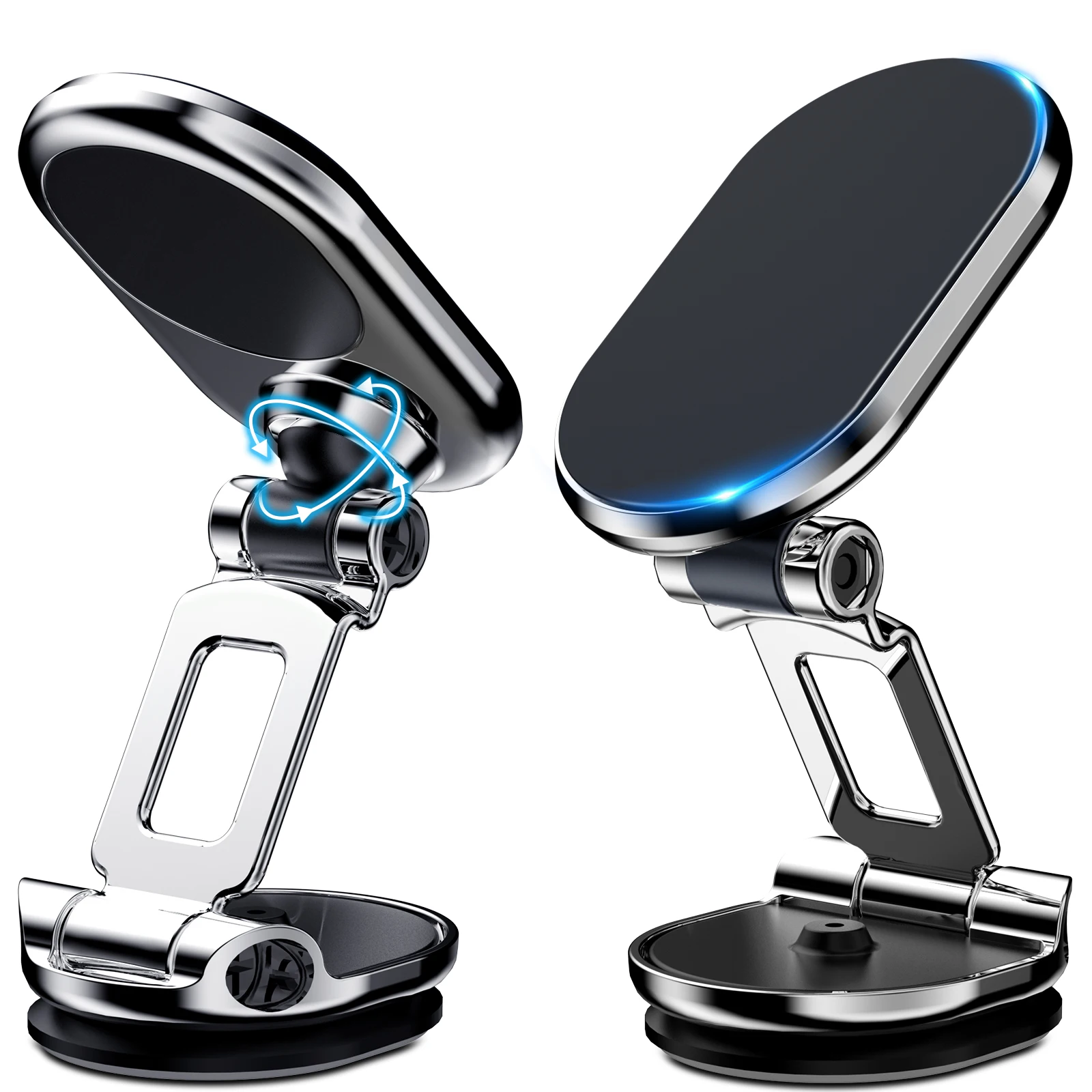 360 Supporto Per Telefono Magnetico Girevole Per Auto Supporto Per Smartphone Supporto Per Telefono Pieghevole Gps In Auto Per Iphone Samsung Xiaomi