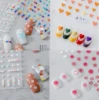 1pc Love Heart Design 3D Nail Sticker for Valentine's Day Colorful Heart Self-Adhesive Slider Decals Manicure Decoration 3