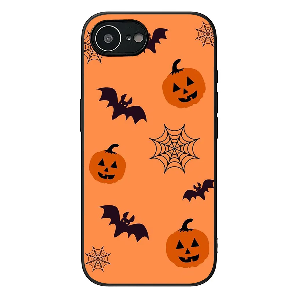 Little Ghost with Halloween Pumpkin Phone Cover - Festive Protective Case
