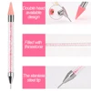 1PC Rhinestone Wax Pencil Double Head Crystal Picking Pen Crystal Handle Stone Picker Nail Art Pencil Acrylic DIY Dotting Tools 3