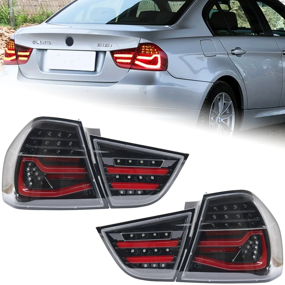 AKD Car Styling for BMW E90 Tail Light 2009-2012 320i 323i325i 330i LED Tail Lamp DRL Signal Brake Reverse auto Accessories