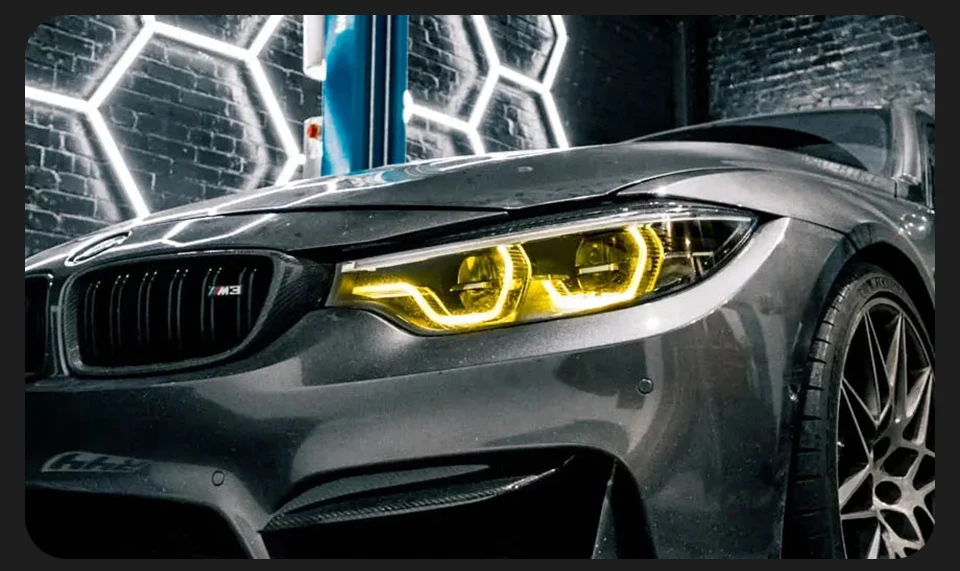 AKD Car Lights for BMW F32 LED Headlight 2012-2020 F36 F82 F33 F80 LED Head Lamp with CSL Yellow DRL Automotive Accessories
