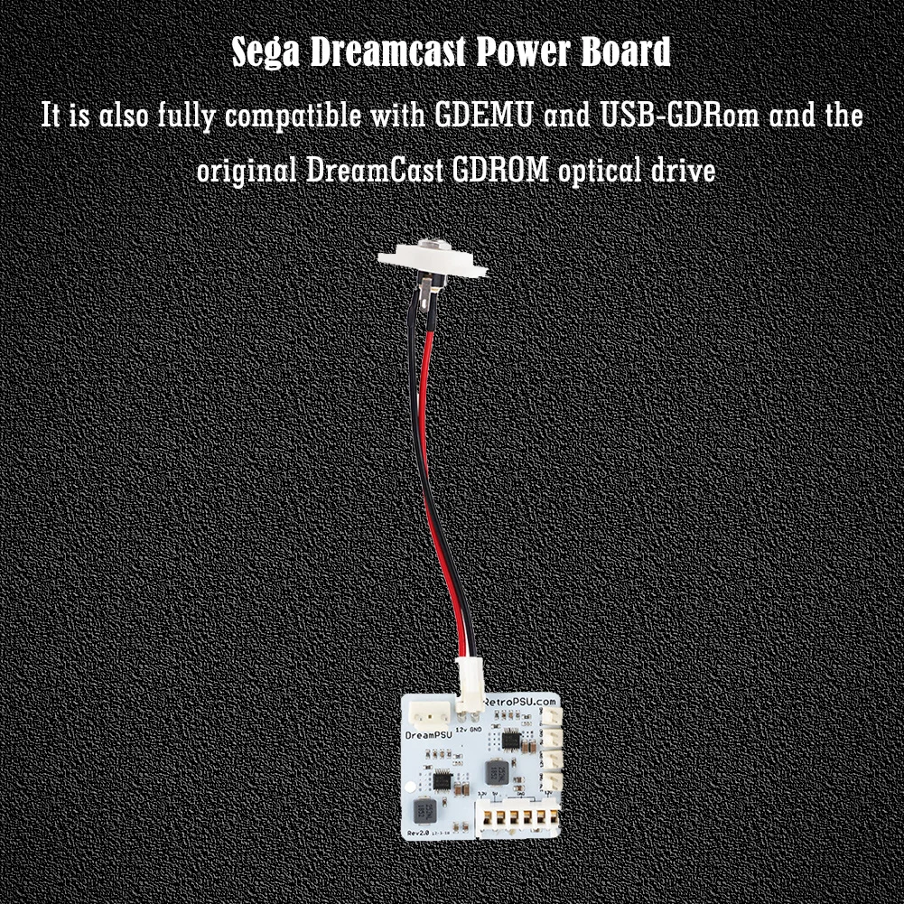 DreamPSU Rev2.0 12V 전원 공급 장치 + DreamCast 게임 콘솔용 플러그 어댑터