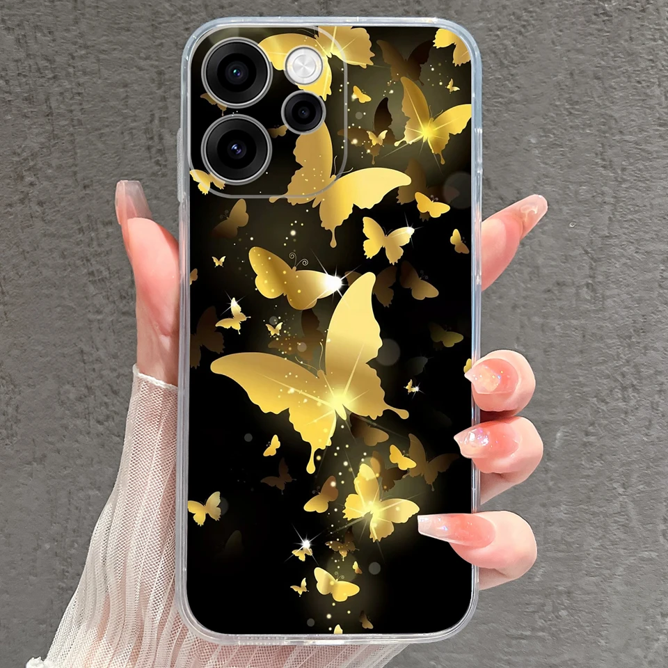 Cartoon Cat Astronaut Minimalist Soft Clear Phone Case