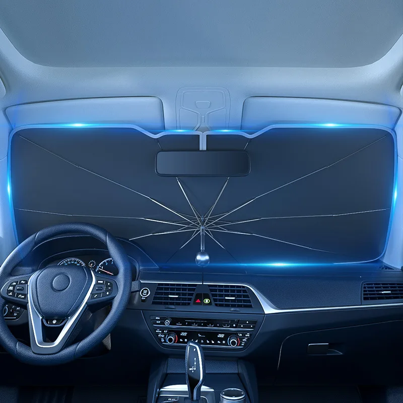 

Car Sunshade Sunshade Car Telescopic Sunscreen Heat Insulation Sunshield Front Windshield Parasol Car Sun Protection Products