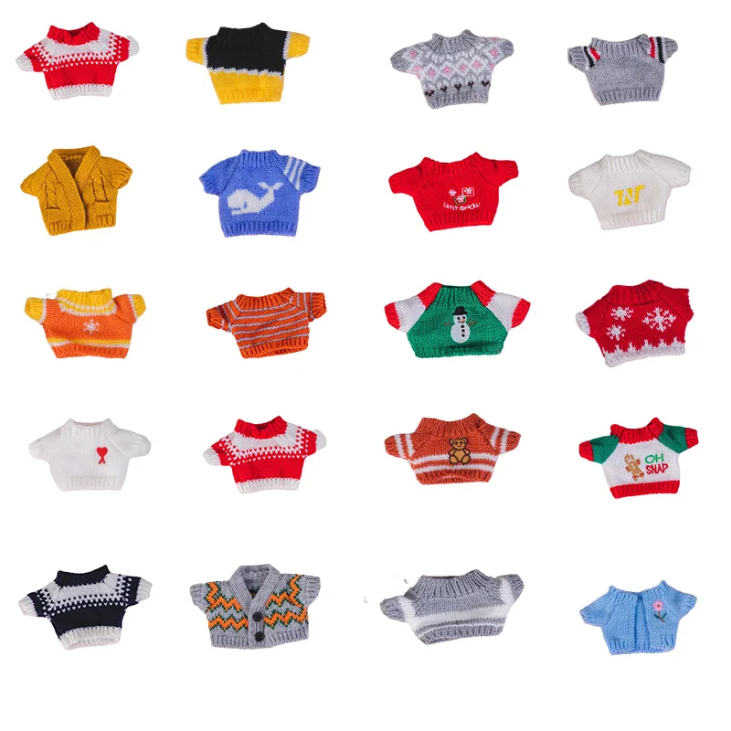 

Кукольная одежда для милого свитера 20 см куклы плюшевые хлопковые наряд для мальчиков и девочек Игрушки для девочек подарок на день рождения