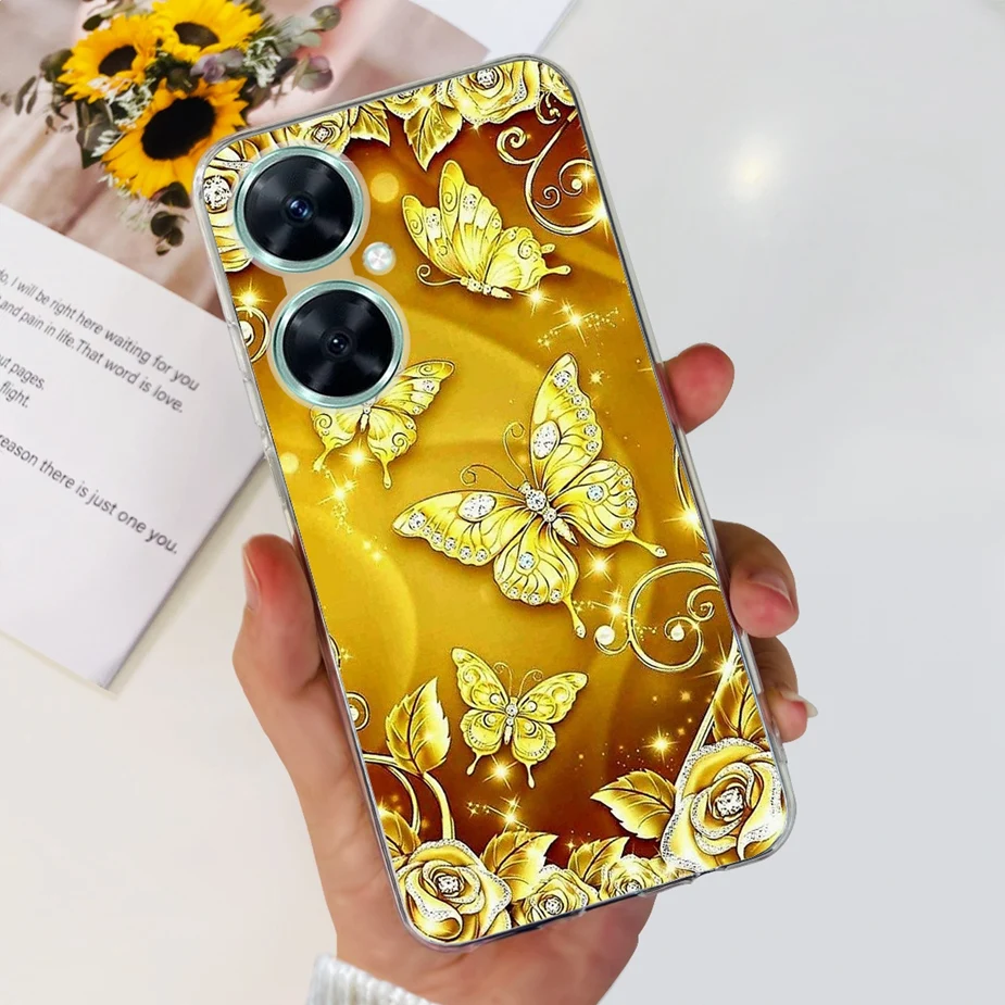Vibrant Painted Clear Soft TPU Silicone Case - Compatible with Huawei Nova 11 Series
