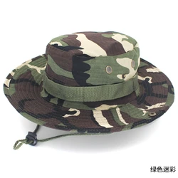 Camouflage Outdoor Sports Sun Hat (Green camouflage)
