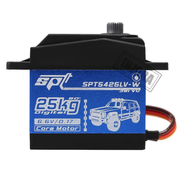 SPT 5425LV 5435LV Digital Servo Waterproof Metal Gear 25KG 35KG Large Torque for RC Car Crawler SCX10 TRX4 Upgrade Parts 5