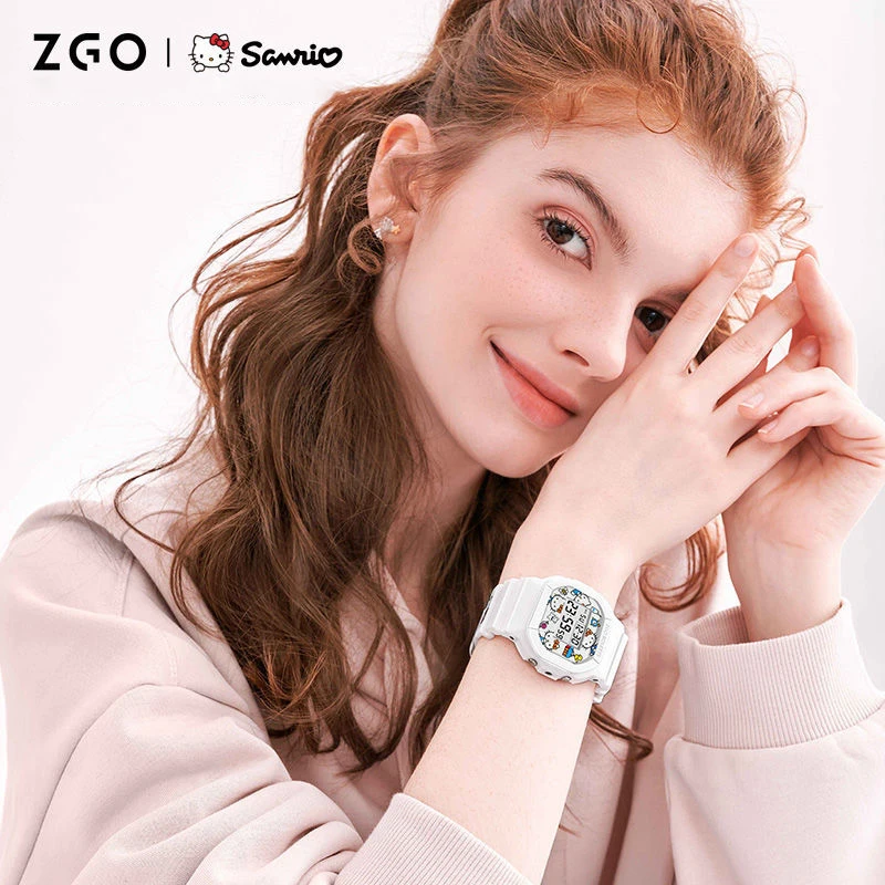 

Женские милые модные часы, спортивные водонепроницаемые электронные часы, светодиодные часы с экраном