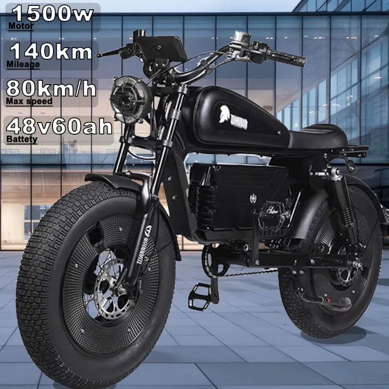 Electric bike himoto 3000W Motor 48V60AH lithium battery adult Off-road Electric Bicycle 20 inch fat tire Hydraulic brake E-bike