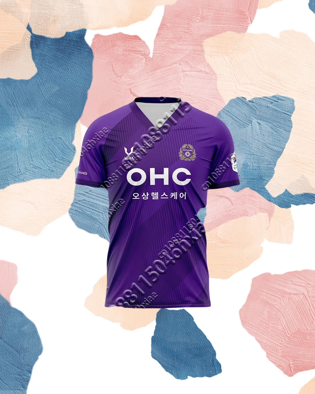 Korean Football Jersey Hot Selling FC Anyang Home Jersey Adult and Children's Fashionable Quick Drying Breathable Sportswea
