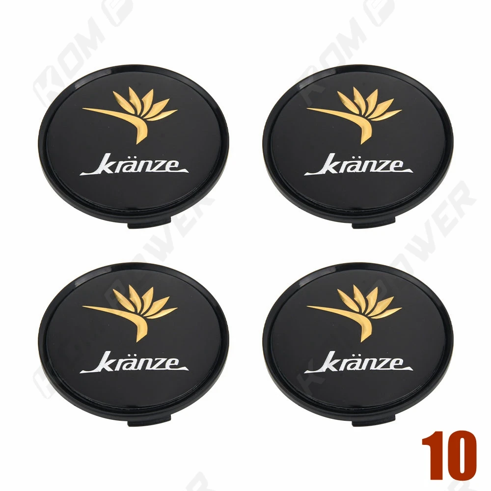 4PCS OD 63MM / ID 58MM Center Cap KRANZE Logo Emblem Rim Hubcaps For Car Rim Wheel Cover Cap 6