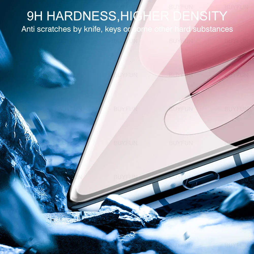 Premium 6-in-1 Tempered Glass Screen & Camera Protector with Curved Glass Cover