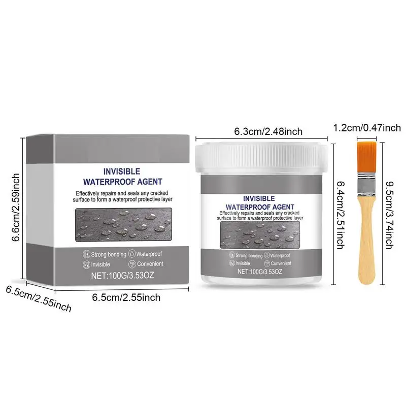 Leak-Proof Glue Adhesive Invisible Repair Agent Invisible Repairing Leak Waterproof Adhesive For Outdoor Patio Pools