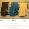 Special Paper Travel Notebook Washable Cowhide Bill Bag Storage Bag Pen Case Stationery Storage Supplies 5