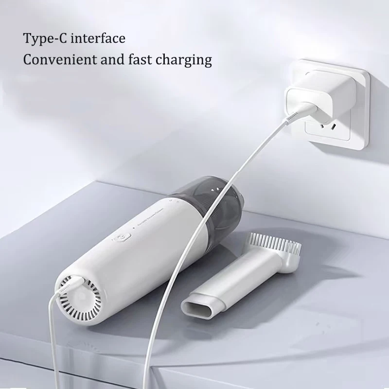Xiaomi Car Vacuum Cleaner Handheld Small Internal Use Of Automobiles Super Suction Power Portable Charging Fast Cleaner