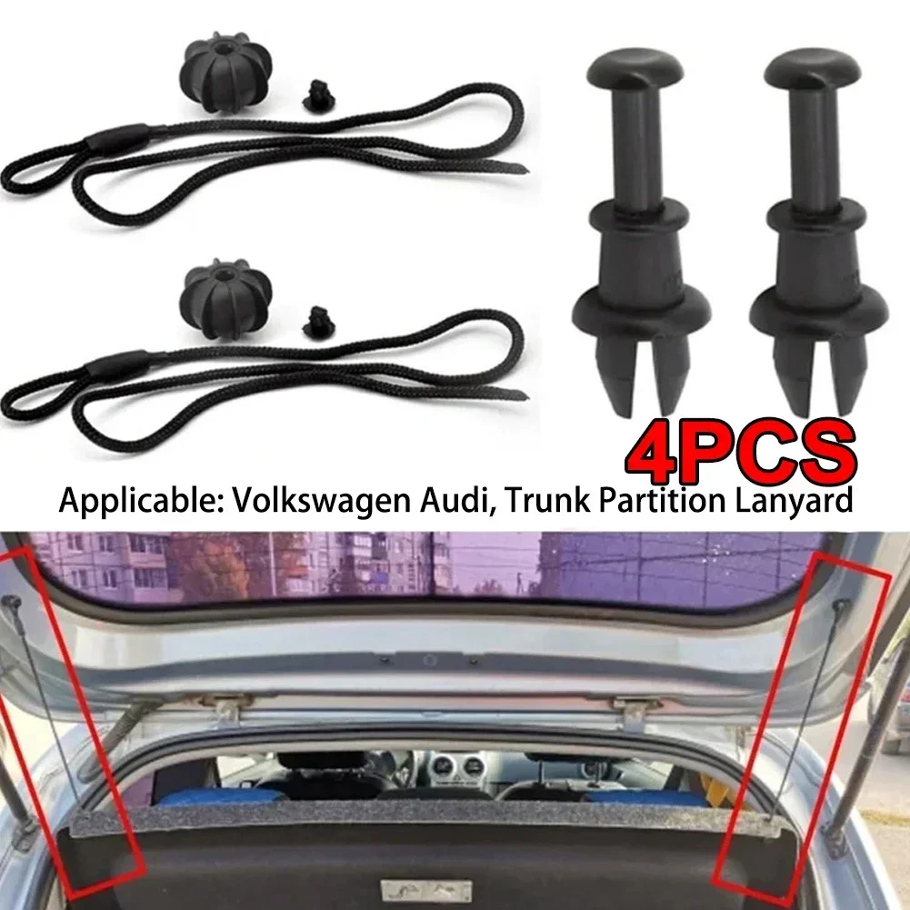 Car Trunk Organizer For Audi A3 8P 8V 2003-Q2 Q3 F3 Q5 8R ibiza seat 6j Rear Trunk Straps