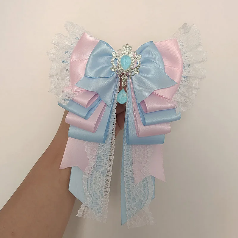 Lamp Bow Cheering Light Sticks Accessories Women's Jewelry Gifts Two-dimensional Anime Lolita Collar Flower Bowtie bow tie