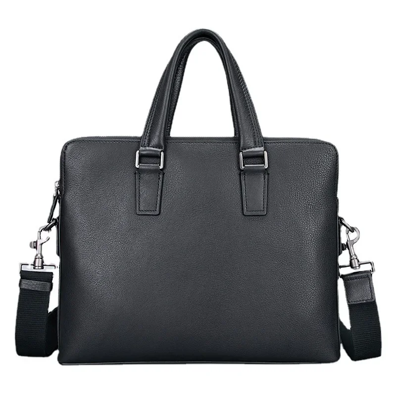 

Роскошные мужские сумки, деловые вместительные портфели из натуральной кожи, сумка для ноутбука, повседневная сумка-мессенджер на плечо 2A