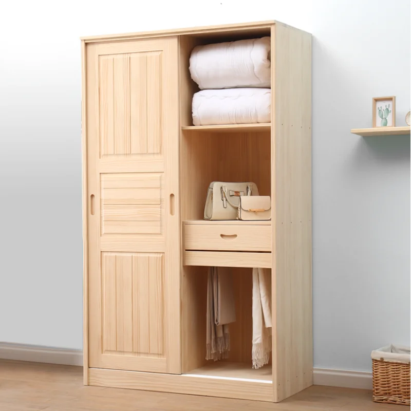 Bedroom Children's Wardrobes Organizer Mobile Cabinet Storage Wardrobe For Kids Shelve Meuble De Rangement Room Furniture CY50CW