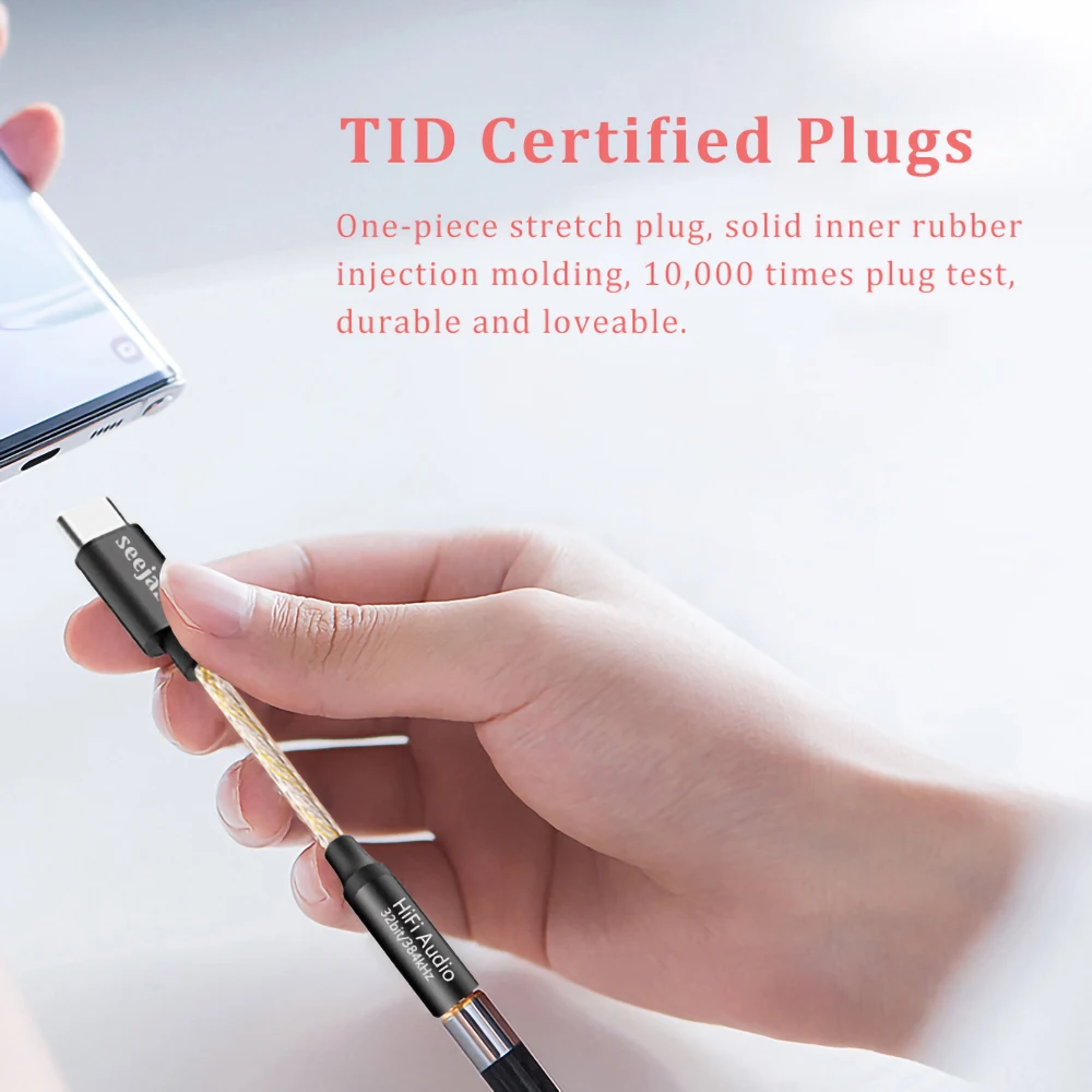USB-C to 3.5mm Headphone Amplifier CX31993 Audio Interface Cable 32b/384kHz DAC HiFi Audio Decoding Adapter Type C Converter 3.5mm aux adapter,headphone amplifier,audio interface,audio decoder,portable dac amplifier,audio amp adapter