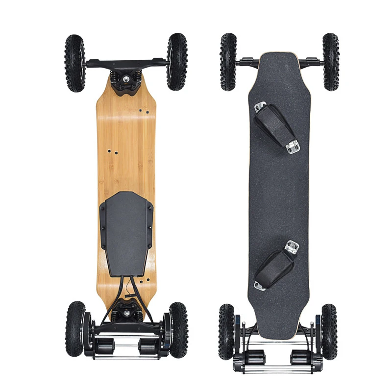 New Motor 10 Ply Maple Electric Longboard Surf Skateboard All Terrain  Surface Custom Wheel Skateboard Deck - Electric Bicycle - AliExpress