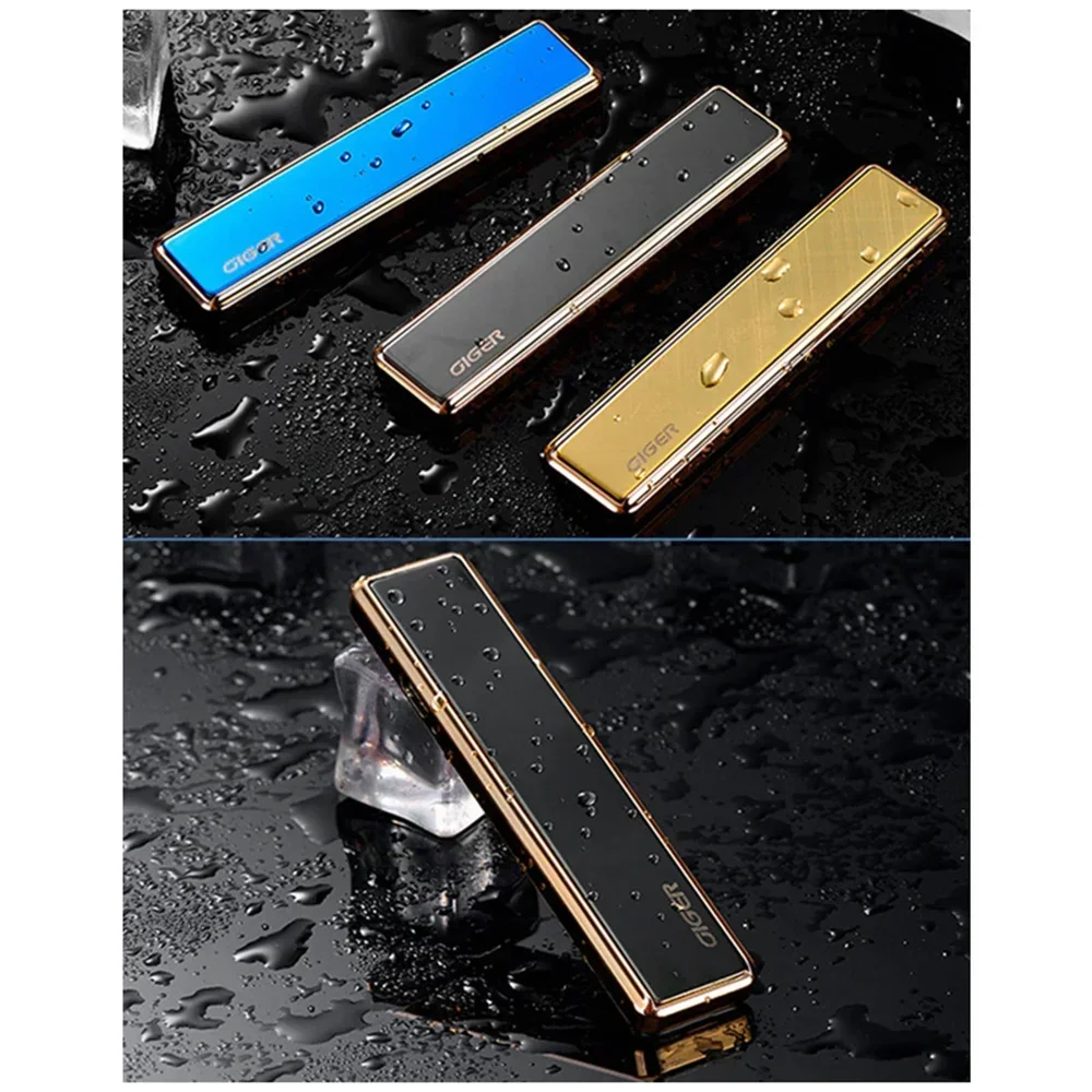 Description Picture 2 of itemNew Fashion Keychain USB Lighter Smoking Windproof Smooth Mirror Lighters Zinc Alloy USB Rechargeable Nice Gift Dropshipping