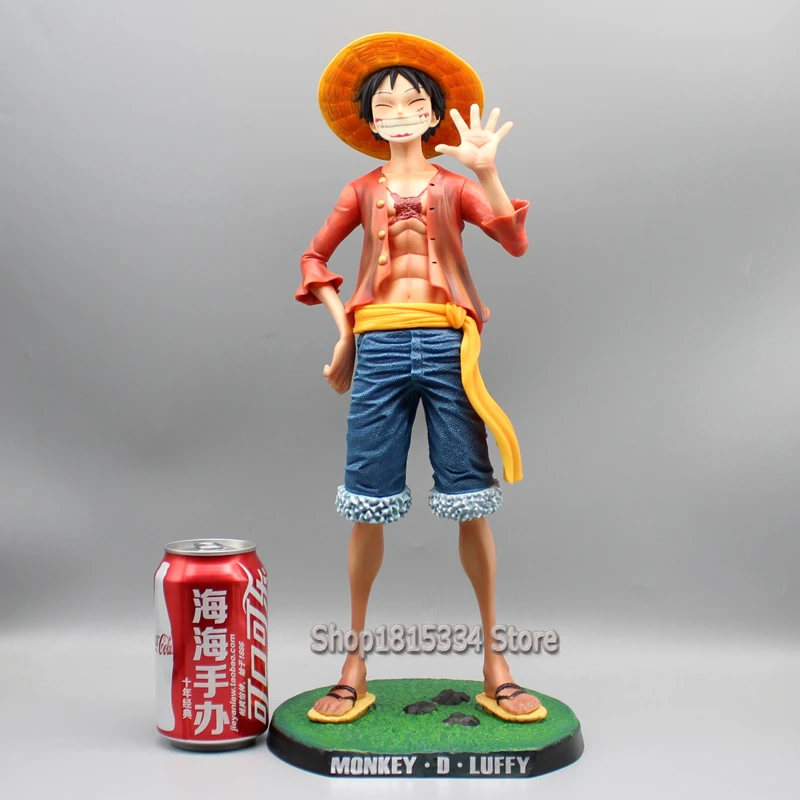 

One Piece фигурка GK Luffy экшн-фигурки Monkey D. Luffy соломенная шляпа с улыбающимся лицом аниме 42 см ПВХ Модель Коллекционная игрушка подарок на день рождения