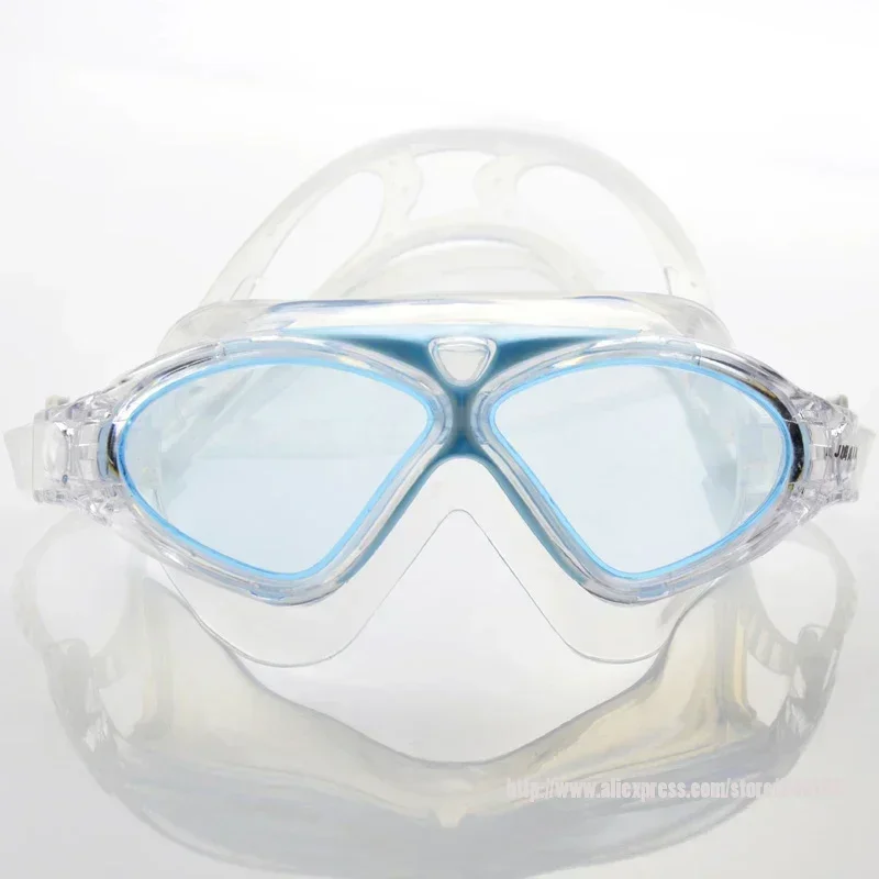 Swimming Goggles Water Glasses Silicone Belt Underwater Big Eyewear Anti-fog Waterproof Sport optical glasses  for Men Women 3
