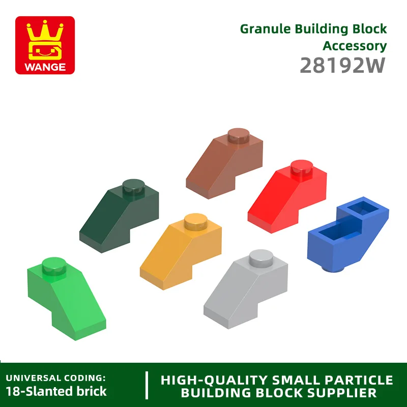 

20 Pcs/lot Slope 45 2 x 1 with Cutout Block Moc Color Accessories Compatible with 28192W Brick DIY Children's Toy Assembly Parts