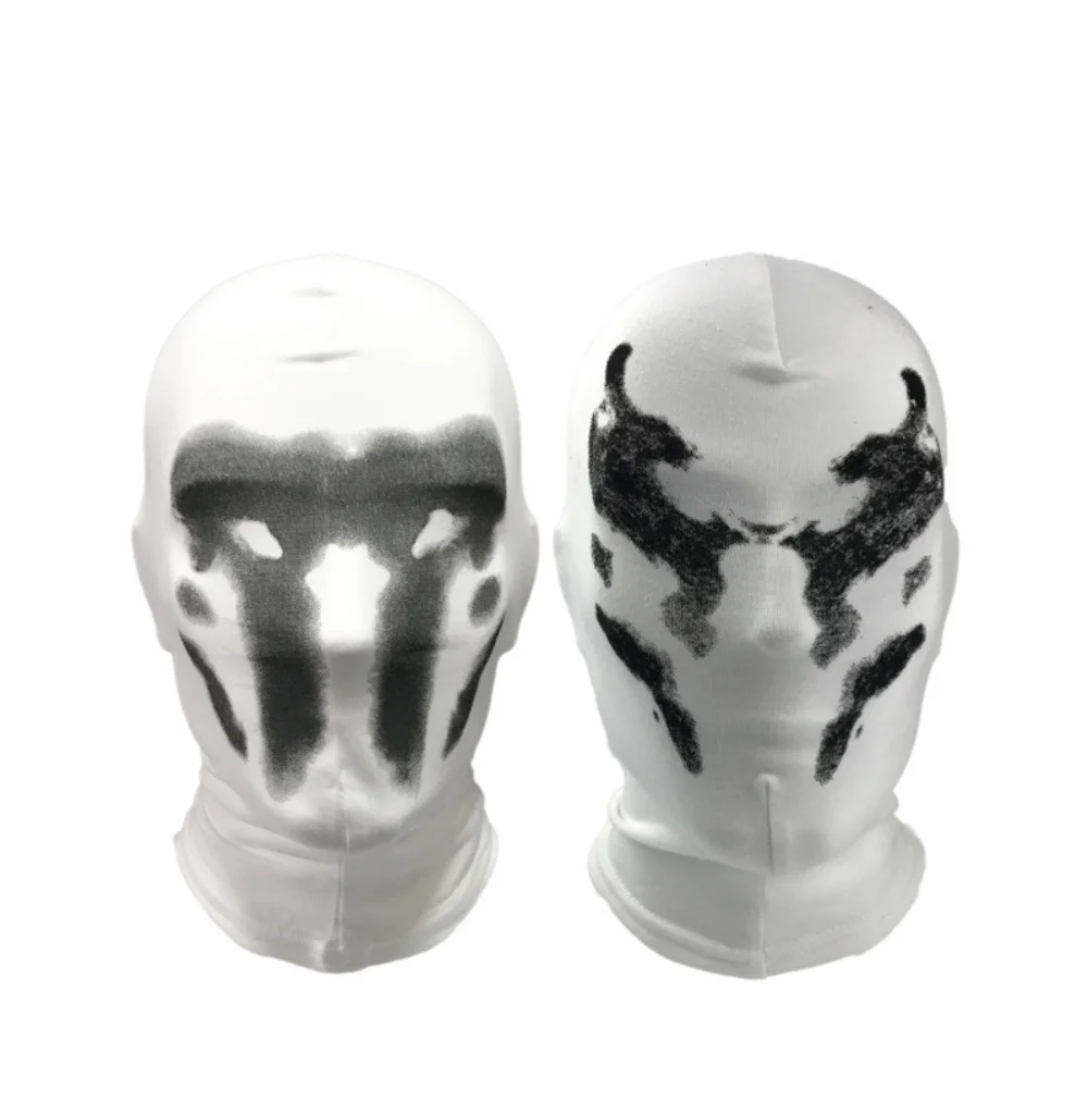 

Anime Watchmen Face Party Mask Decor Cosplay Costume Anime Halloween Rorschach Inkblot Mask Carnival Party Prop Gifts