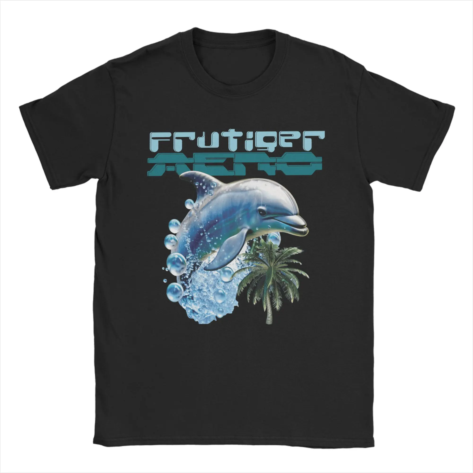 Frutiger Aero Men's Fashion Collection: Comfy & Stylish 100% Cotton Crew Neck Short Sleeve T-Shirt