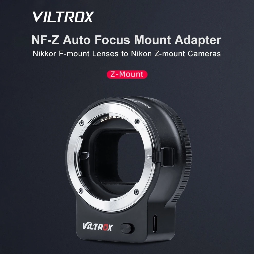 VILTROX NF-Z NIKKOR F Lens Nikon Z Camera Mount Adapter Autofocus Full Frame Lens Adapter Nikon Z6 II Z7 Z9 Z50 Z30 ZFC lens adapter