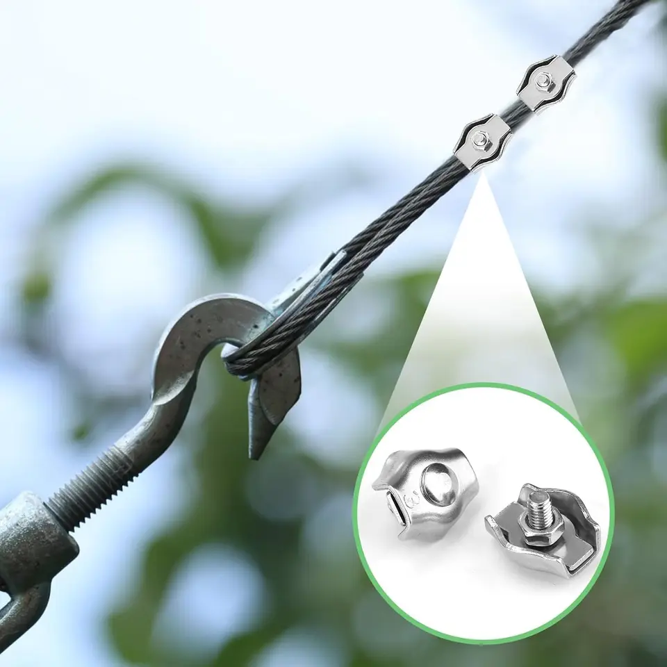 304 Stainless Steel Simplex Duplex Wire Rope Cable Clamp Clip Caliper Simple Grip With Buterfly Eye.jpg 640x640