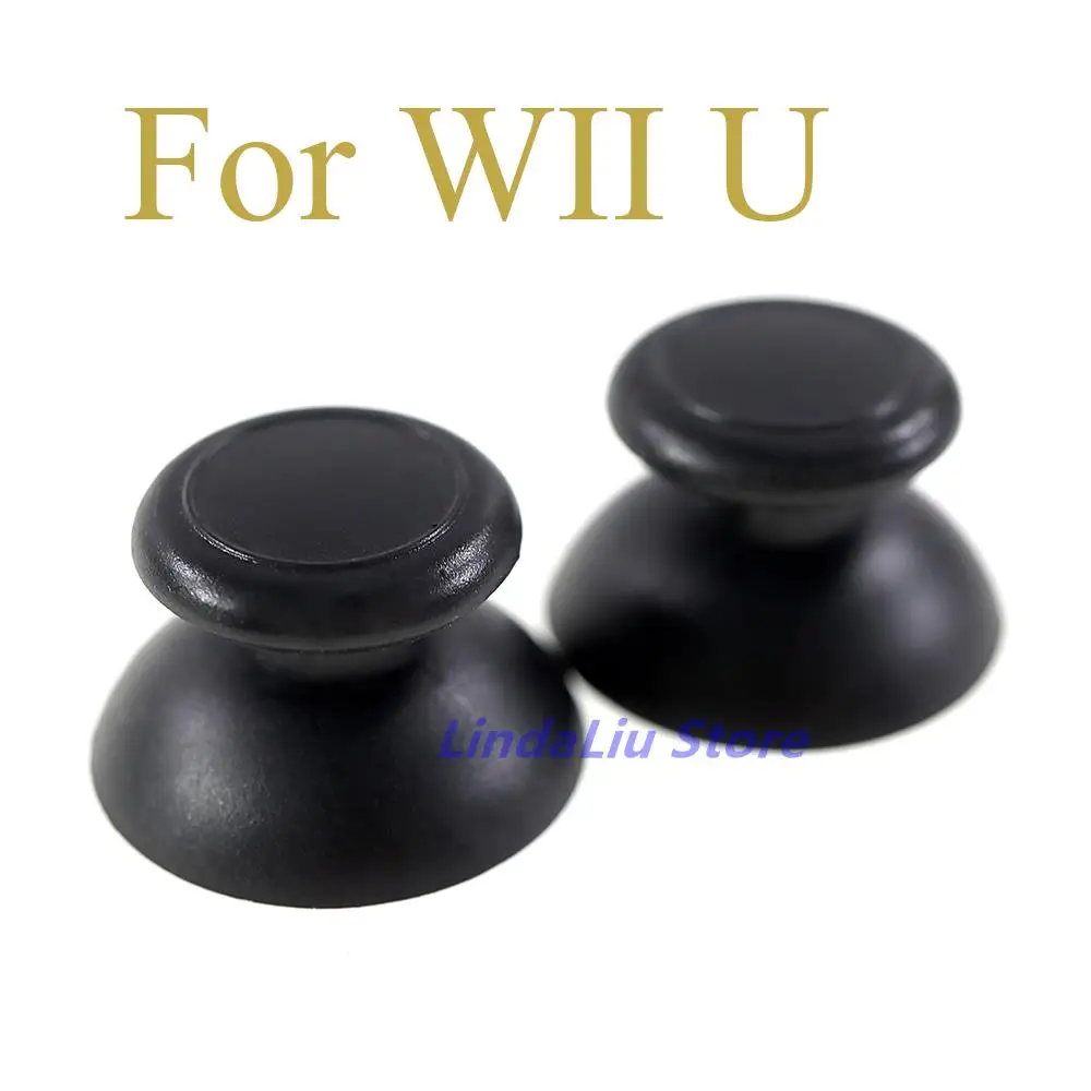 2 Pezzi Big Hole Nero Bianco 3D Analog Thumbstick Joystick Caps Tappo A Fungo Per Wii Wii U Pro Controller
