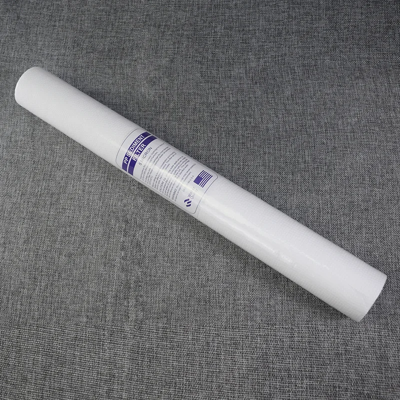 Water filter accessories replacement ro reverse osmosis restrictor 6pcs 20 INCH 1&5 Micron PPF/Sediment Water Purifier Front Filter Cartridge Replacement