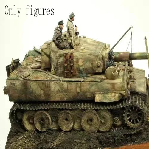Figurines 2ème Guerre Mondiale : Soldats Allemands Au Rapport - Tamiya - Rue des Maquettes