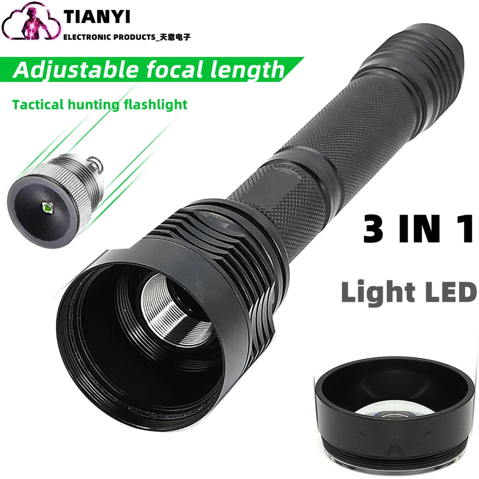 Morpilot Lampe Torche 2 EN 1, Torche UV 395nm & 500LM LED