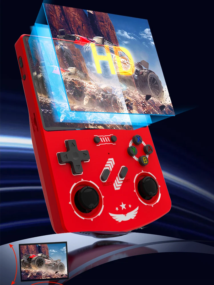 BOYHOM R40XX Retro Game Console - R36S Upgrade, 4.2" IPS Linux Handheld, 4000mAh Battery, Portable Gift for Christmas