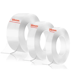 Extra Strong Double - Sided Nano Tape - Removable & Waterproof Mounting Tape for Walls & Posters (Various Widths & Lengths)