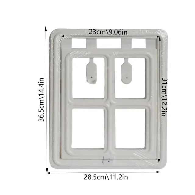 Pet Screen Door Magnetic Closure Wall Dog Door Easy Setup Pet Door Pet Supplies Pet Safe Doggie Door For Dog Cat Kitten For 6