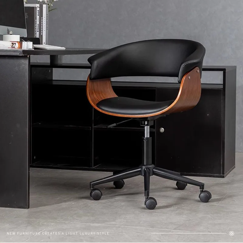

Comfy Gamer Office Chairs Simple Black Salon Modern Rolling Design Computer Chair Study Silla De Escritorio Home Furniture