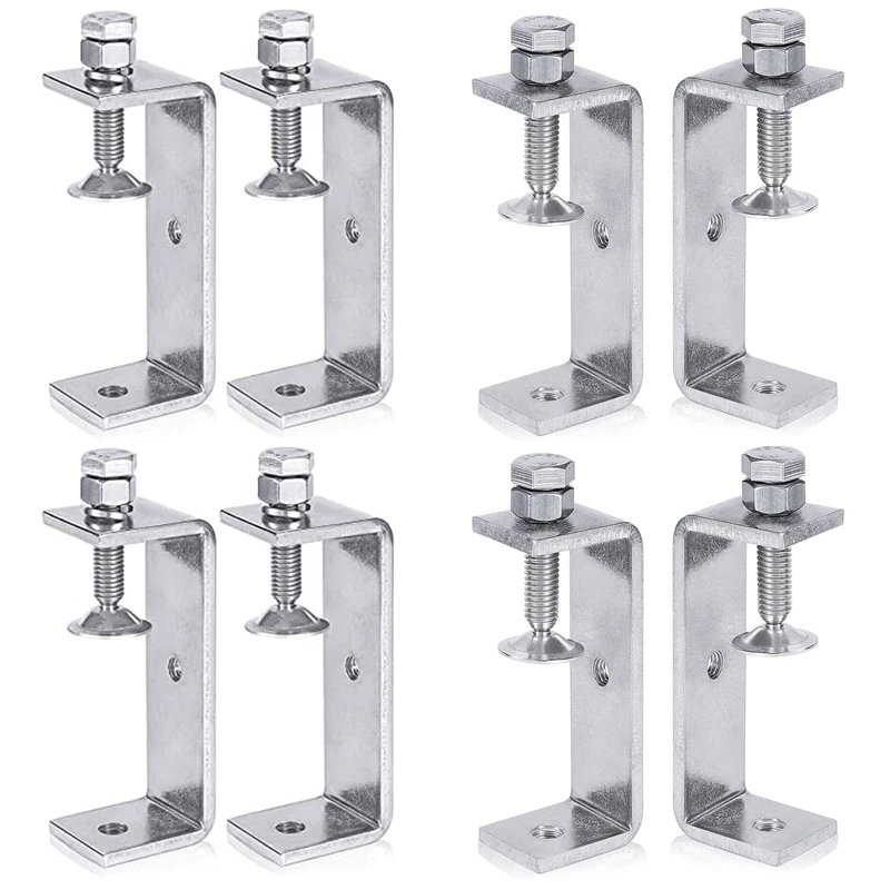 

Металлический зажим, Сверхмощный зажим, C-образный зажим, деревообрабатывающий зажим с широкими челюстями, 2 шт.