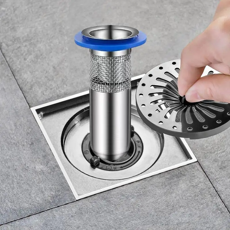 

Sink Drain Stopper Odor Proof Bathroom Strainer Filter Core Bathroom And Kitchen Accessories For Dormitory Hotel Basement Etc