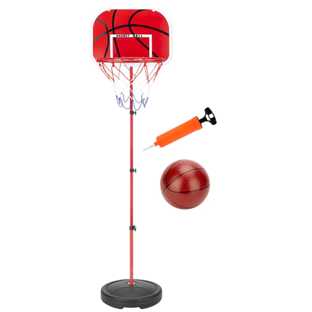 Basketball Hoop with Ball and Pump Mini Basketball Hoop Adjustable Portable Basketball Hoop Indoor Outdoor Play for Kids