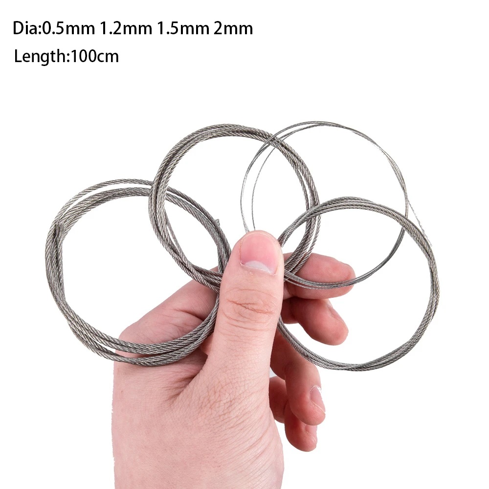 DIY 모델 만들기 견인 케이블 당기는 케이블 강철 케이블 탱크 전차 모델 변환 군사 장면 재료 길이 1M