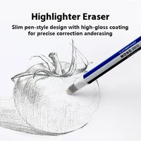 Tombow Precision Refillable Eraser Pen for Artists Japanese Metal Tip 50mm Hard Eraser Core Anti-Break 0.7mm Fixed Lead Supplies 5