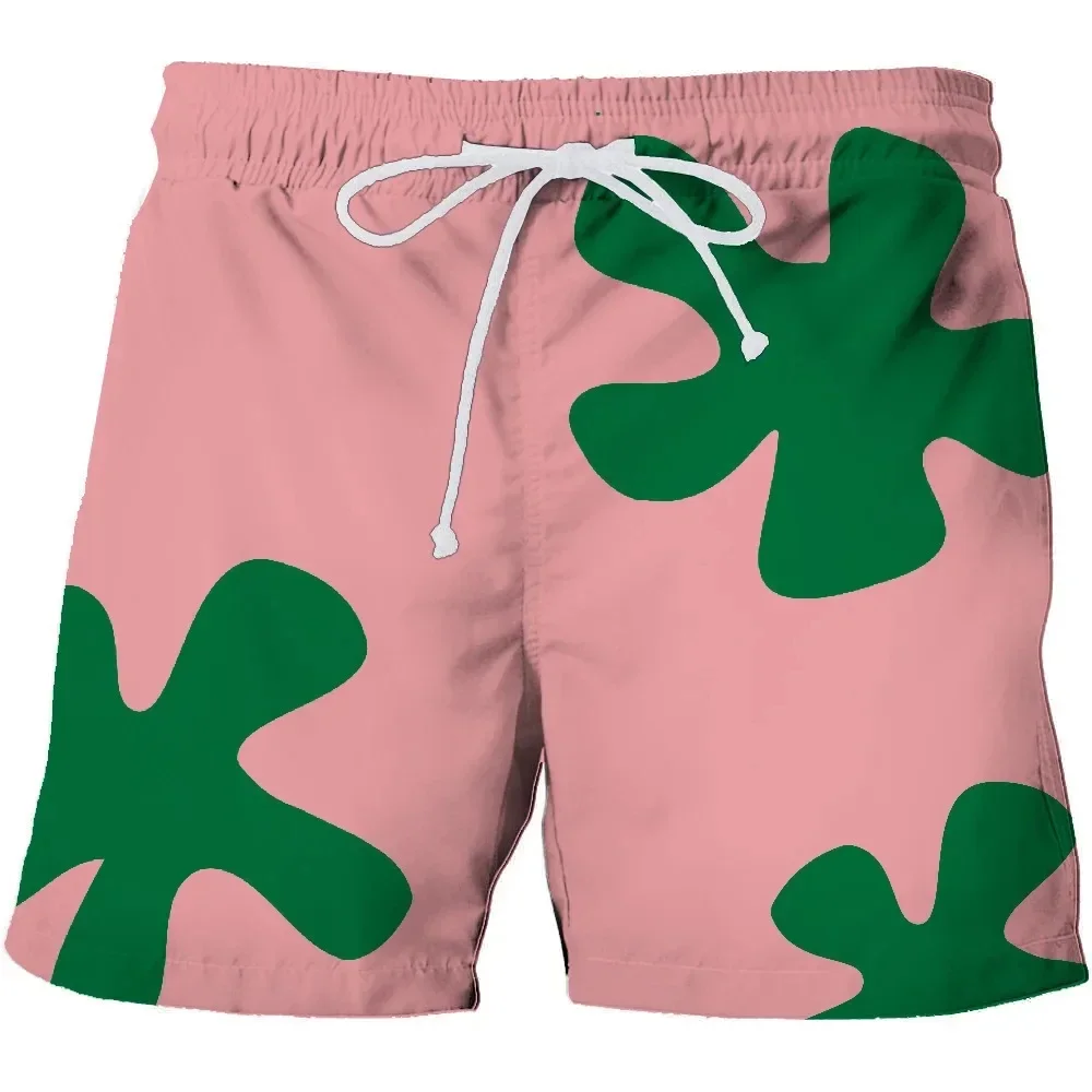 New Summer 3D Anime Patrick Star Board Shorts Trunks Quick Dry Beach Swiming Shorts Women Men Hip Hop Short Pants Beach clothes 5