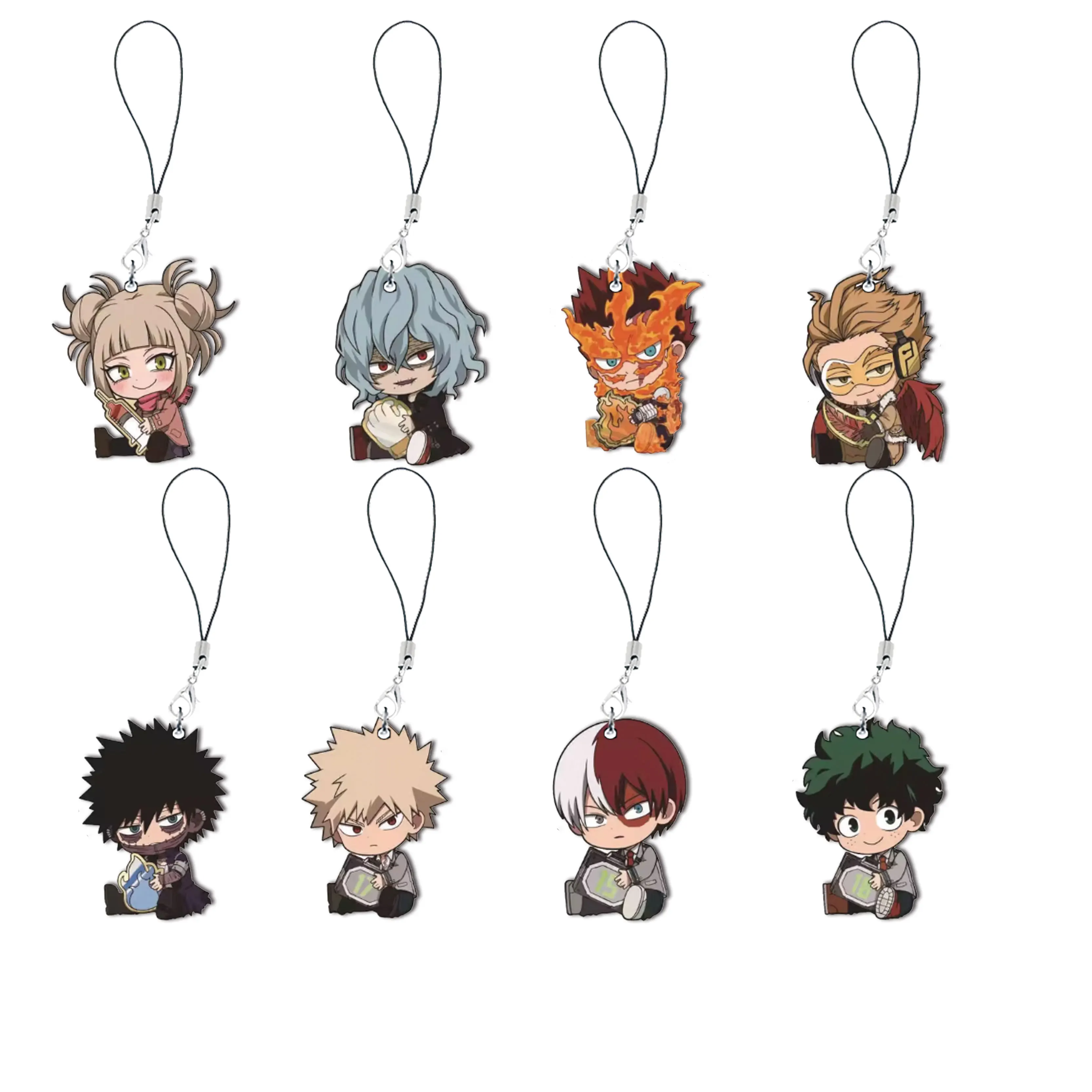 My Hero Accademia Mobile Phone Chain Keychain